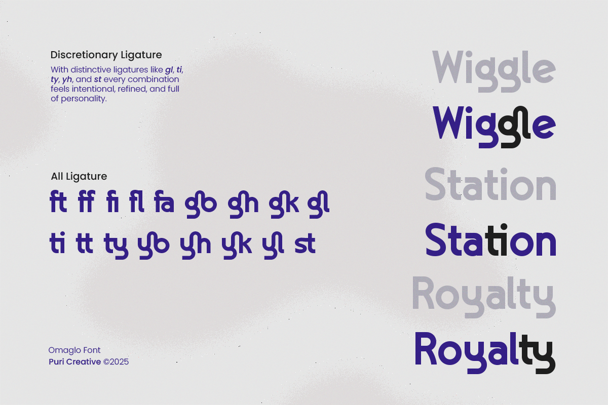Omaglo – Unique Modern Sans Font, a Sans Serif Font by PuriCreative (Photo 8 of 10)