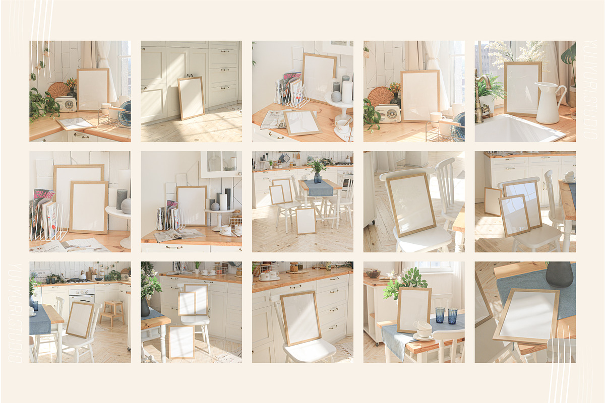 SUNNY KITCHEN | Frame Mockup set, a Household Mockup by yuliyuri.studio (Photo 24 of 27)