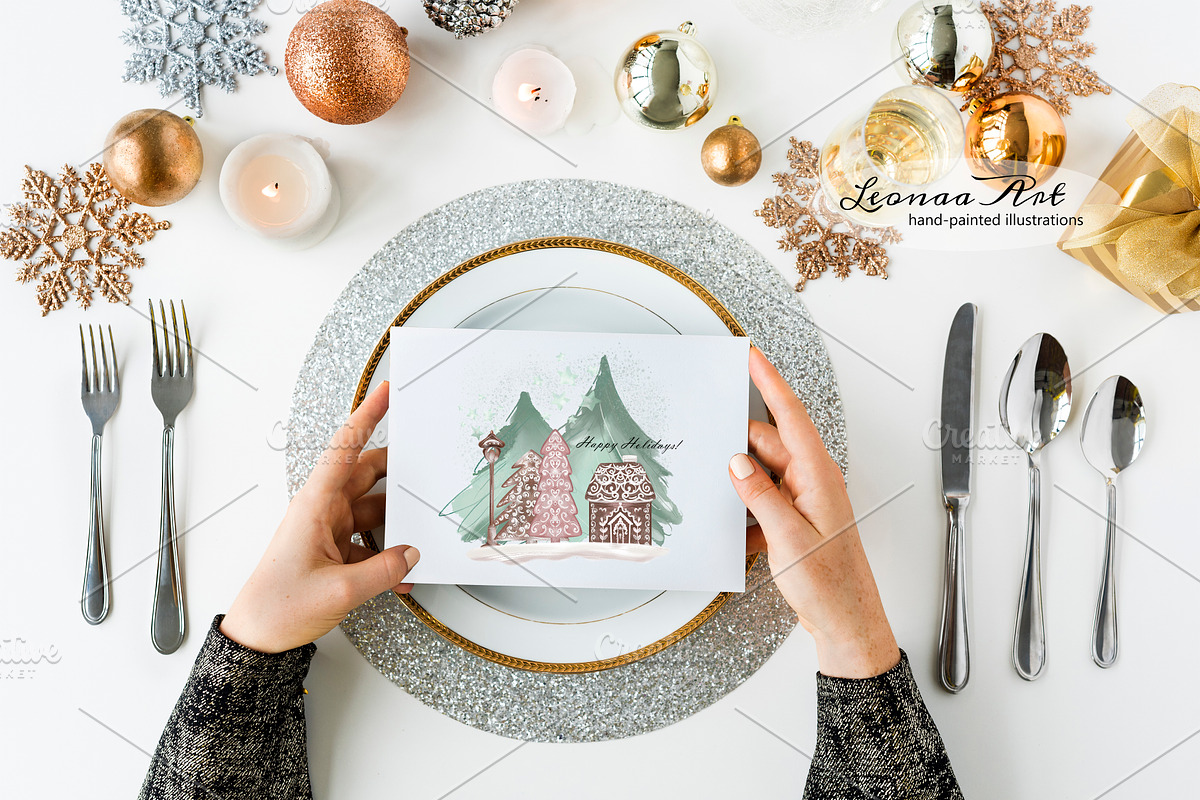 Cozy Winter Clipart Set, a Seasonal Illustration by Leonaa art (Photo 7 of 11)