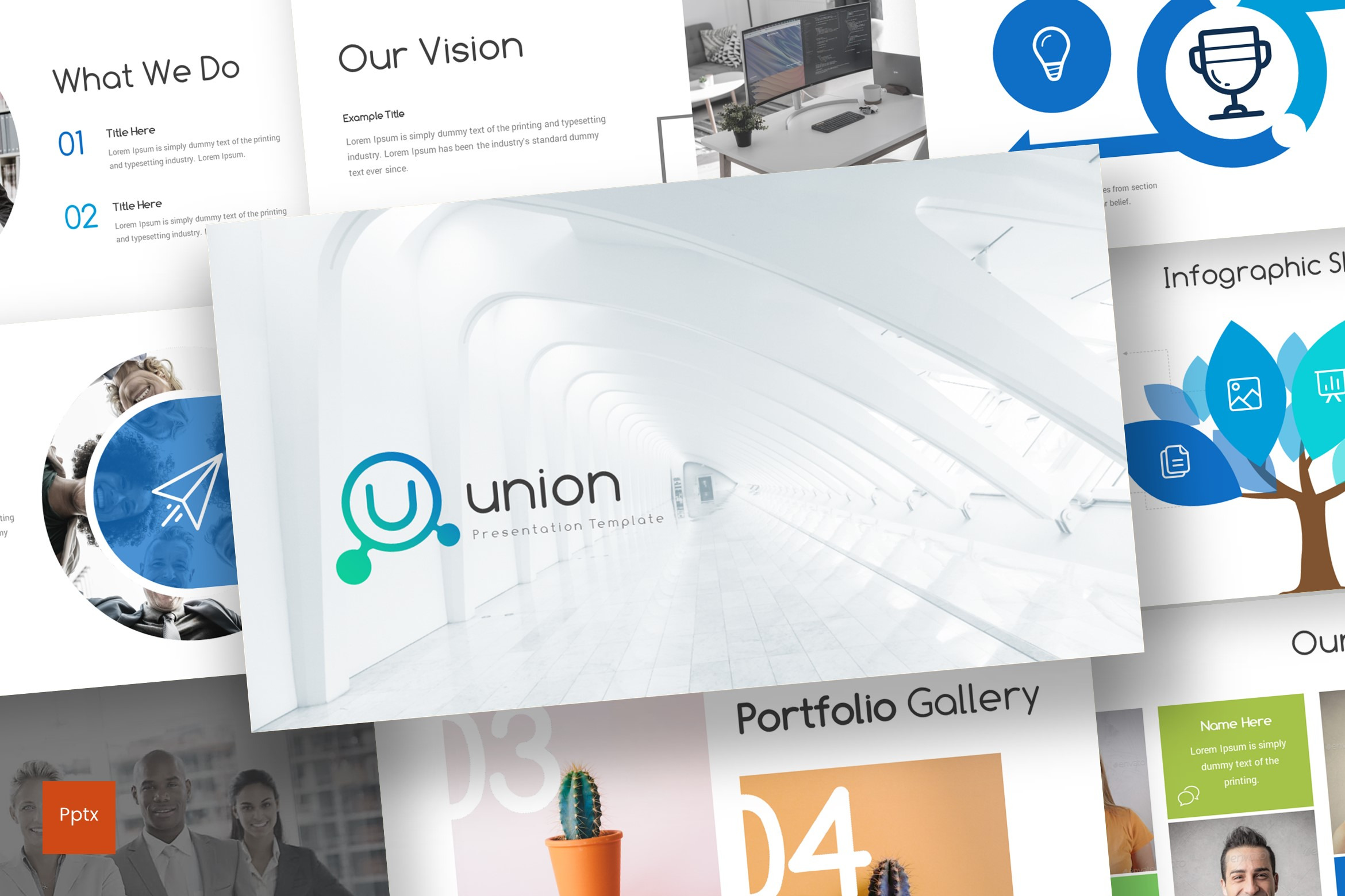 Union - Powerpoint Template, a Presentation Template by inspirasign