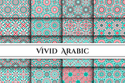 Turquoise Mosaic Patterns Set, a Pattern Graphic by dacascas (Thumbnail 5 of 6)
