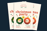 Fun Christmas Party Flyer, a Flyer Template by Gumico Studio. (Thumbnail 1 of 3)