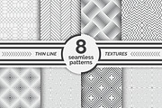 Modern linear seamless patterns, a Pattern Graphic by pattern shop (Thumbnail 1 of 9)