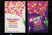 Valentines Day Flyer Cards BG Bundle, a Poster Template by DesignWorkz (Thumbnail 4 of 12)