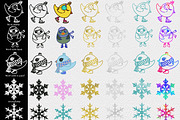 Winter Procreate Brushes & Stamps, a Shape Add-On by Ducatum (Thumbnail 2 of 8)