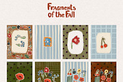 Fall Cottagecore Frames Backgrounds, a Decorative Illustration by whiteheartdesign (Thumbnail 17 of 22)