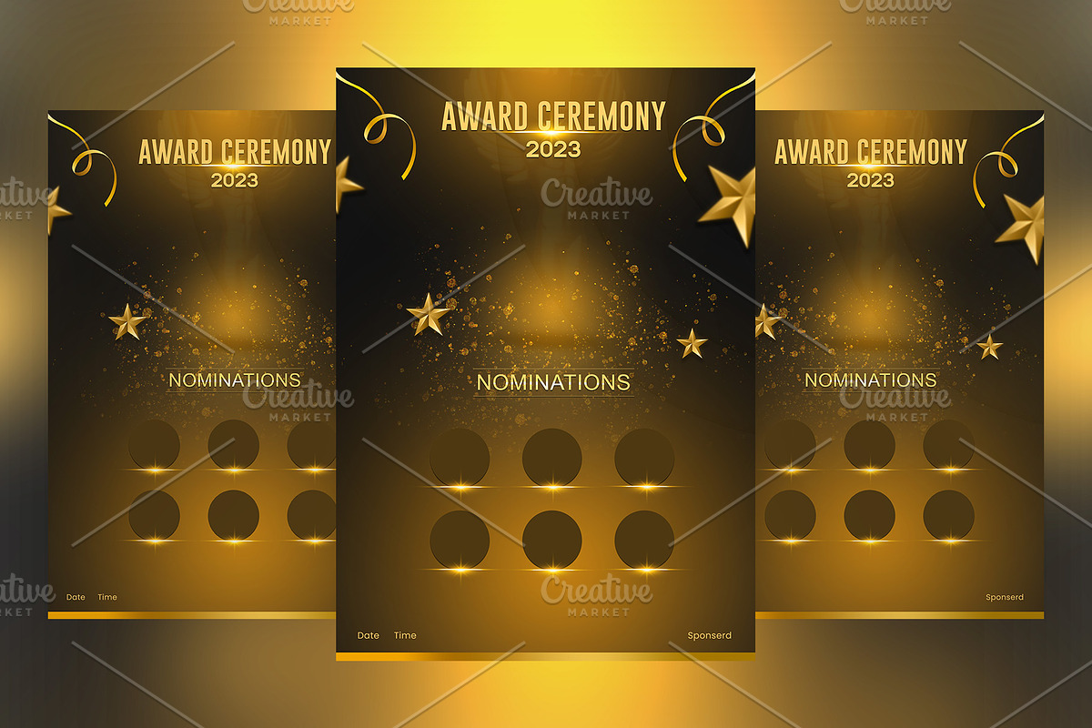 Award ceremony flyer, a Social Media Template by Dilum360