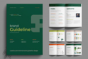 Modern Brand Guideline Template, a Brochure Template by MightyDesign (Thumbnail 1 of 6)