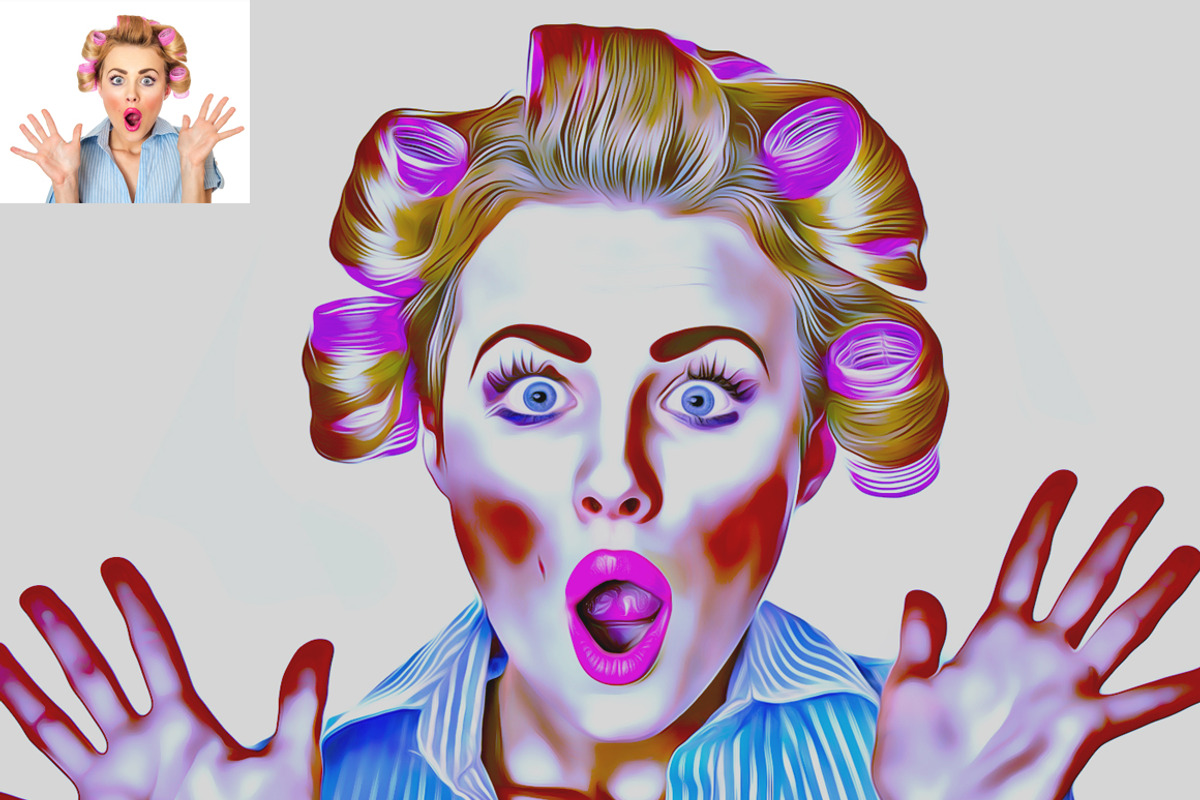 Portrait Speed Art Effect, an Action Add-On by MRI STUDIO (Photo 3 of 14)