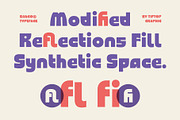 Badgo - Geometric Retro Futurism, a Sans Serif Font by Tiptop Graphic (Thumbnail 5 of 10)