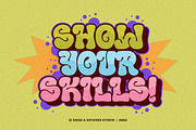 BloomBops | Psychedelic Typeface, a Font by Brew & Butcher Studio (Thumbnail 7 of 10)