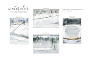 A Walk in Winter Watercolor Set, a Person Illustration by Bibela (Thumbnail 4 of 14)
