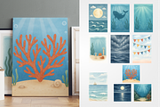 Large set of cute sea illustrations, an Animal Illustration by Yana_mide (Thumbnail 9 of 10)