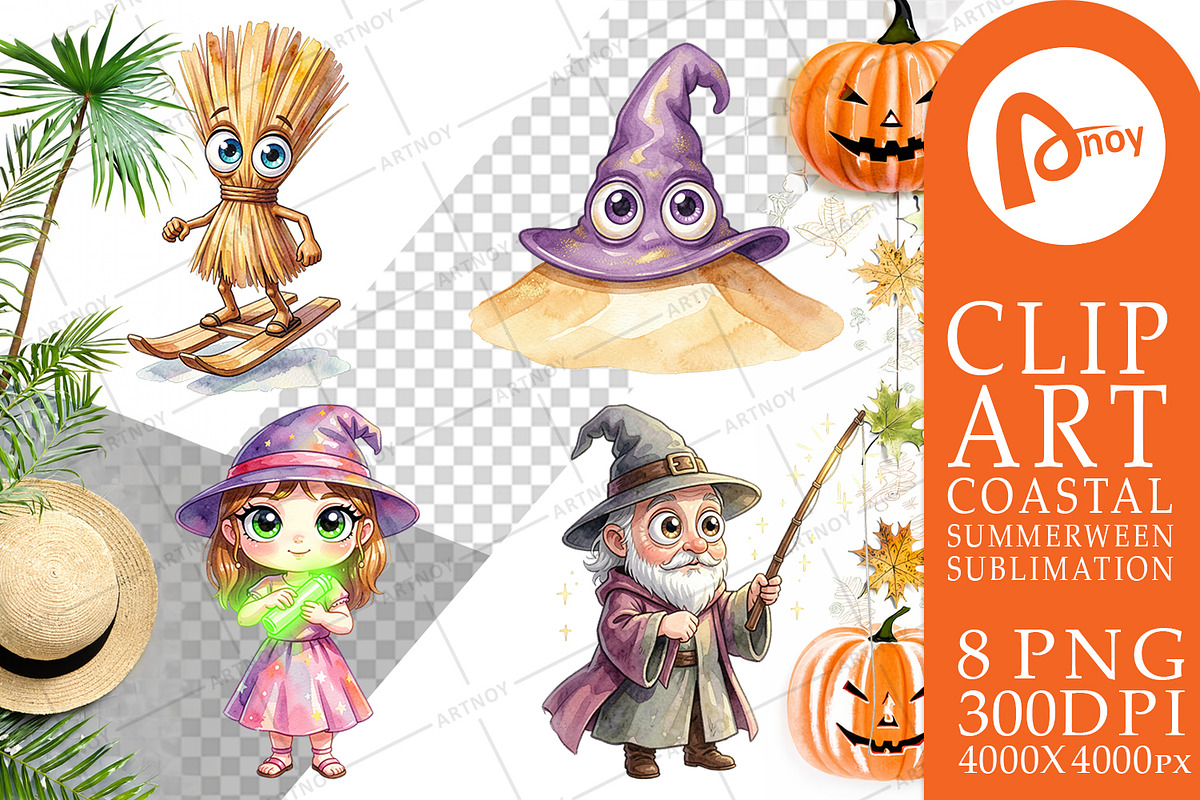 Coastal Summerween Sublimation, a Seasonal Illustration by Artnoy (Photo 14 of 18)