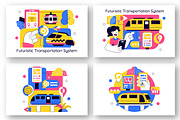 10 Futuristic Transportation System, a Transportation Illustration by denayunebgt (Thumbnail 3 of 4)