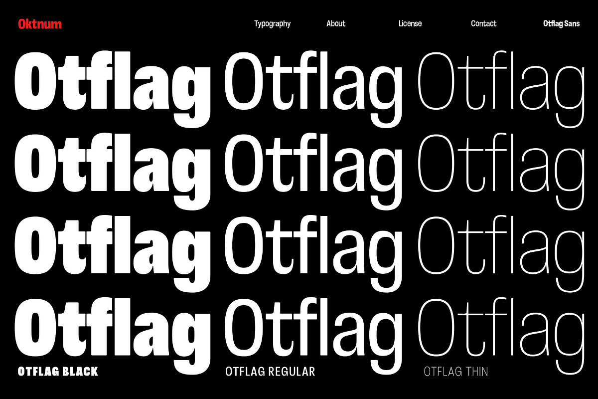 Otflag Sans, a Sans Serif Font by Oktnum Type Foundry (Photo 6 of 18)