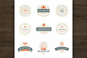 36 Restaurant Logos and Badges, a Branding & Logo Template by Vasya Kobelev (Thumbnail 10 of 18)