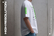 5 Oversized T-Shirt Mockups, a Shirt Mockup by Grow Design Craft Studio (Thumbnail 6 of 7)