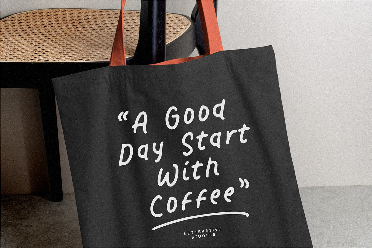 Bestfriend - Friendly Quotable Font, a Script Font by Letterative Studio (Photo 2 of 6)