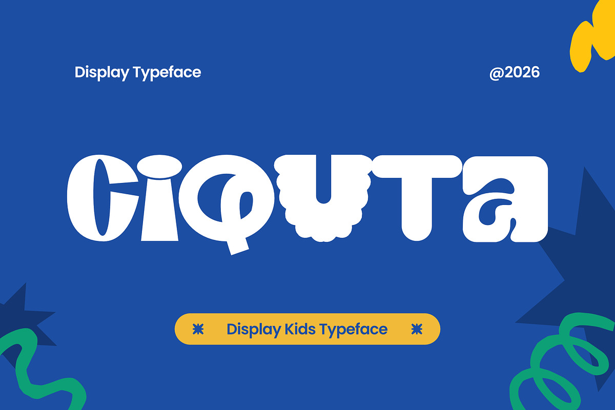 CIQUTA, a Sans Serif Font by Pinisi ART (Photo 1 of 10)