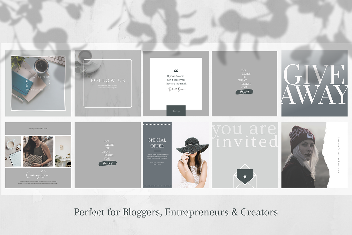 Instagram Post Template - CANVA, a Social Media Template by Tegefeldt Design (Photo 3 of 6)
