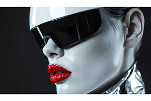 A futuristic woman with metallic, a Beauty & Fashion Photo by Igor Tichonow