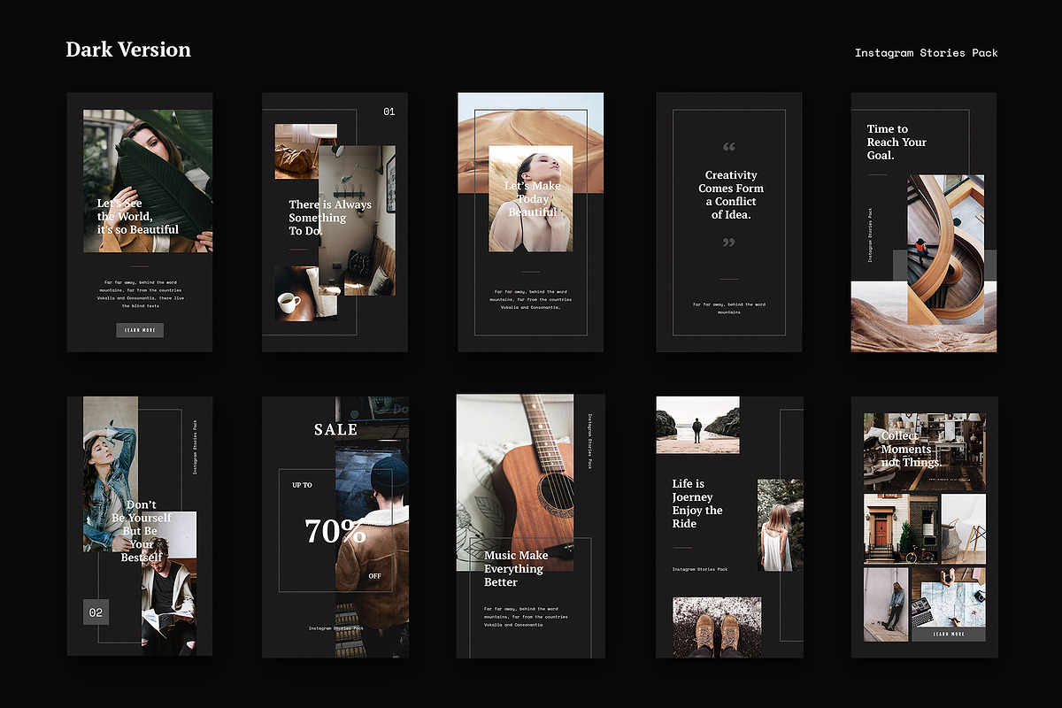 Instagram Stories Pack, a Social Media Template by Visula Co (Photo 3 of 6)