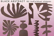 Black Abstract 62 individual shapes, an Object Graphic by Eryn Rose Design (Thumbnail 2 of 13)