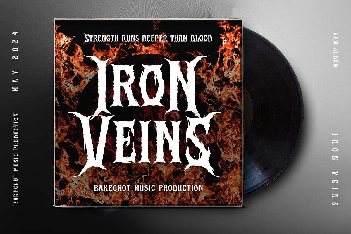 Frost Scream - Black Metal Font, a Blackletter Font by Sronstudio (Photo 2 of 13)