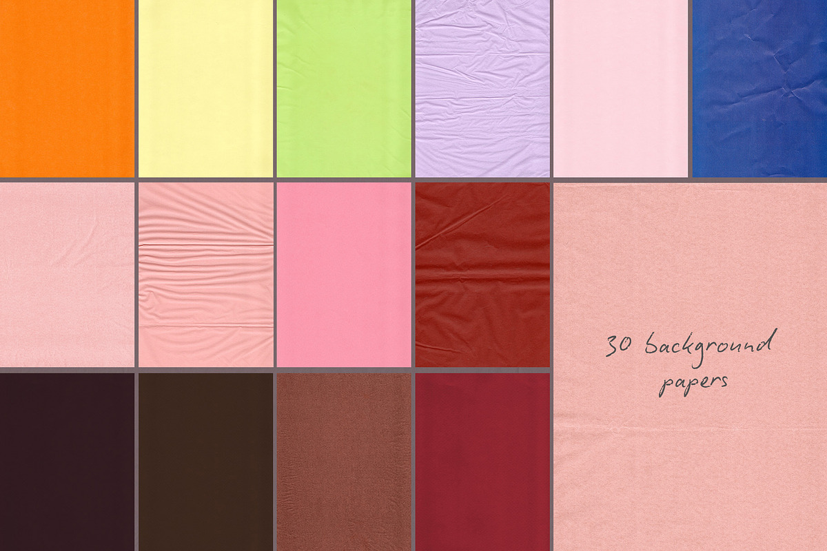 Busytone: Collection Pack of Papers, a Texture Graphic by lerinartstudio (Photo 9 of 14)
