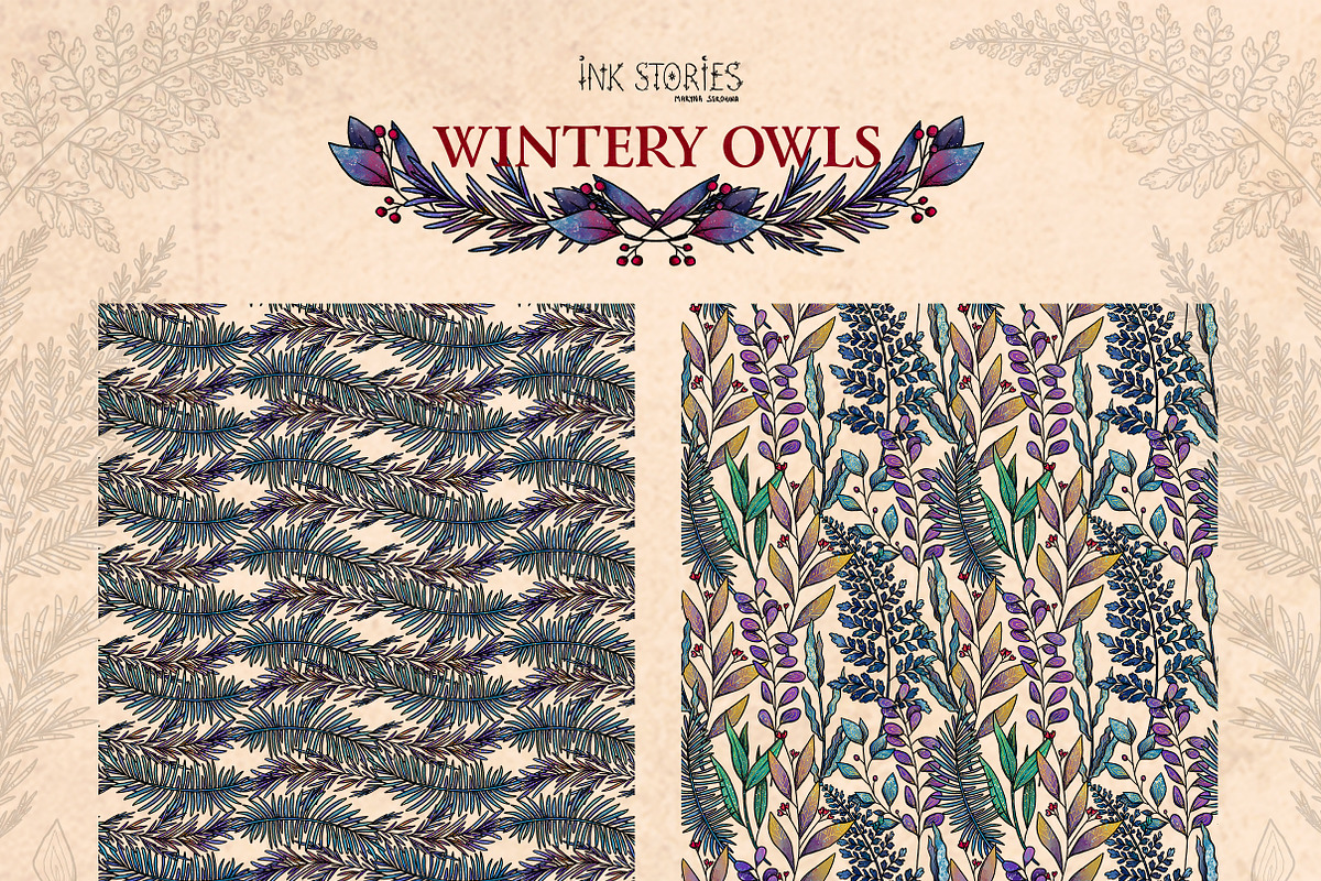 Wintery Owls, an Animal Illustration by Ink Stories (Photo 19 of 26)