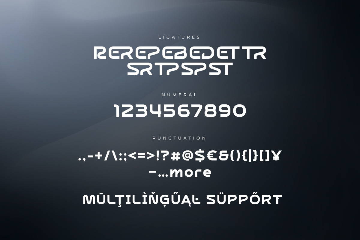 Neltride - Modern Tech Font, a Sans Serif Font by twinstd (Photo 11 of 11)