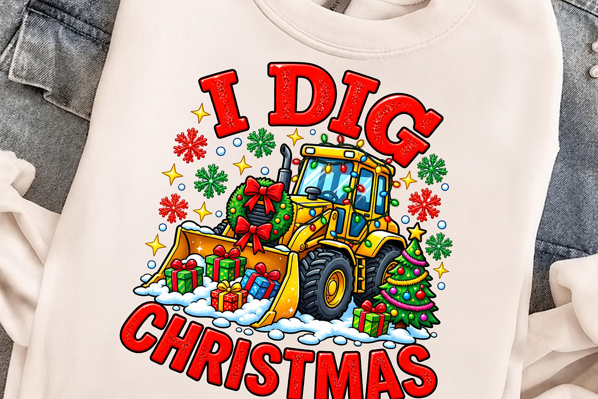 I Dig Christmas Funny PNG Design, an Object Graphic by Zahyl Studio (Photo 4 of 7)