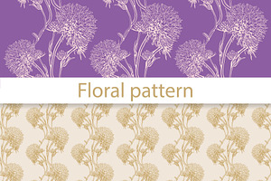 Floral Pattern & Flower Print, a Pattern Graphic by Plaid4You