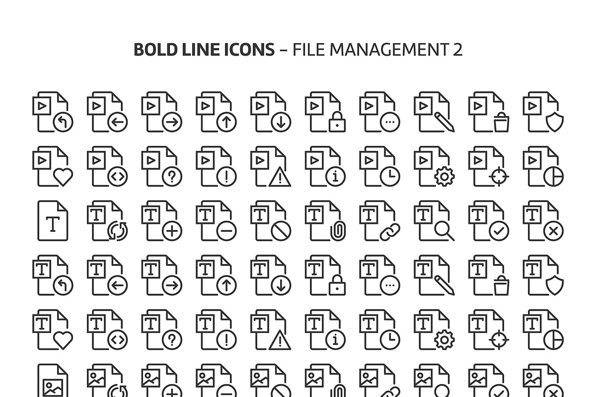 Bold Line Icons, an Outline Icon by Howcolour (Photo 131 of 151)