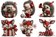 Whimsical New Year Animal Party Clip, an Illustration by Daily.Designs (Thumbnail 6 of 8)