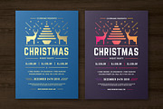 Christmas party invitation flyer, a Flyer Template by Vasya Kobelev (Thumbnail 2 of 5)