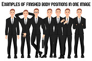 Character portrait creator MAN (PSD), a Person Illustration by Mandarinkas art (Thumbnail 5 of 7)