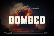 Bombed Sport Power Font, a Sans Serif Font by Bayuktx (Thumbnail 1 of 8)