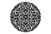 Floral Mandala Silhouette Bundle, an Object Graphic by hafijul (Thumbnail 4 of 4)