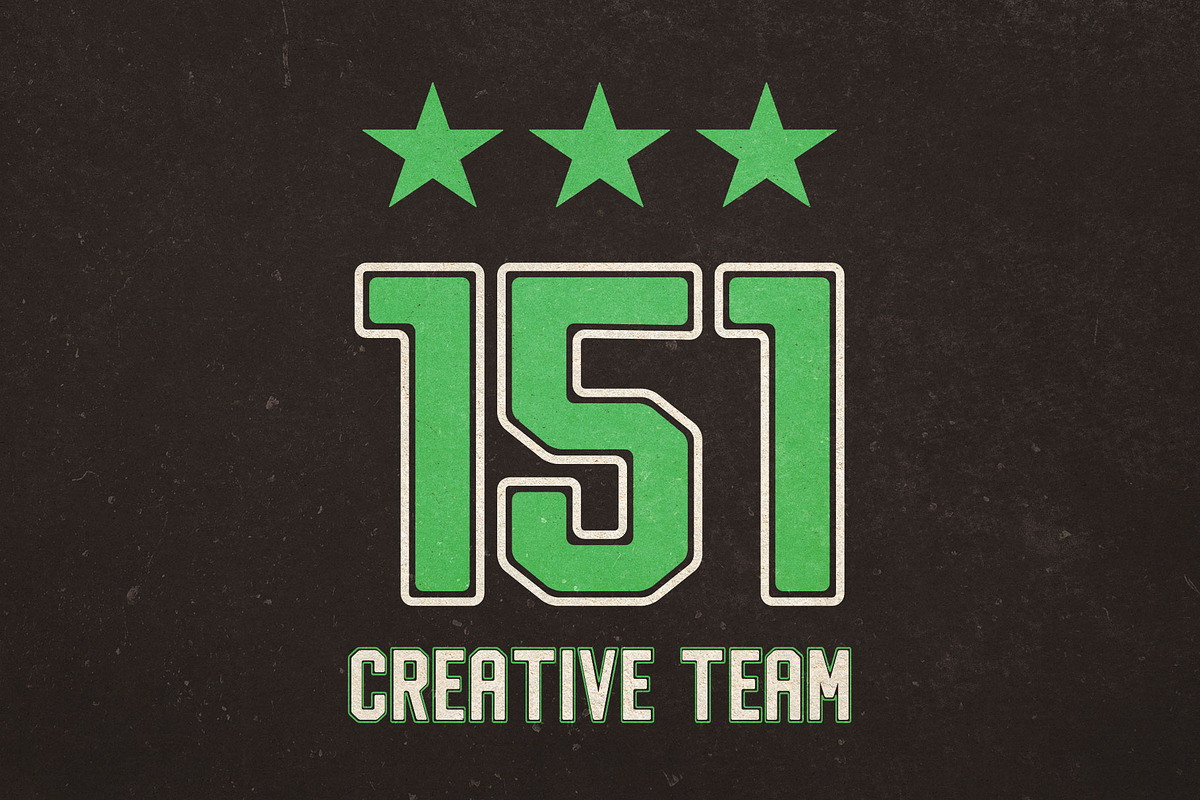 Sportage | retro sporty font, a Sans Serif Font by Almeera Std (Photo 7 of 7)