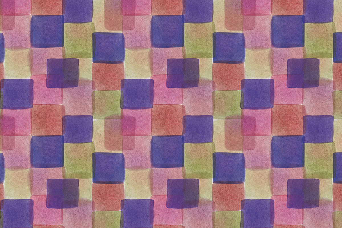 Dopamine Watercolour Collection, a Pattern Graphic by Maria Budarkiewicz (Photo 3 of 15)