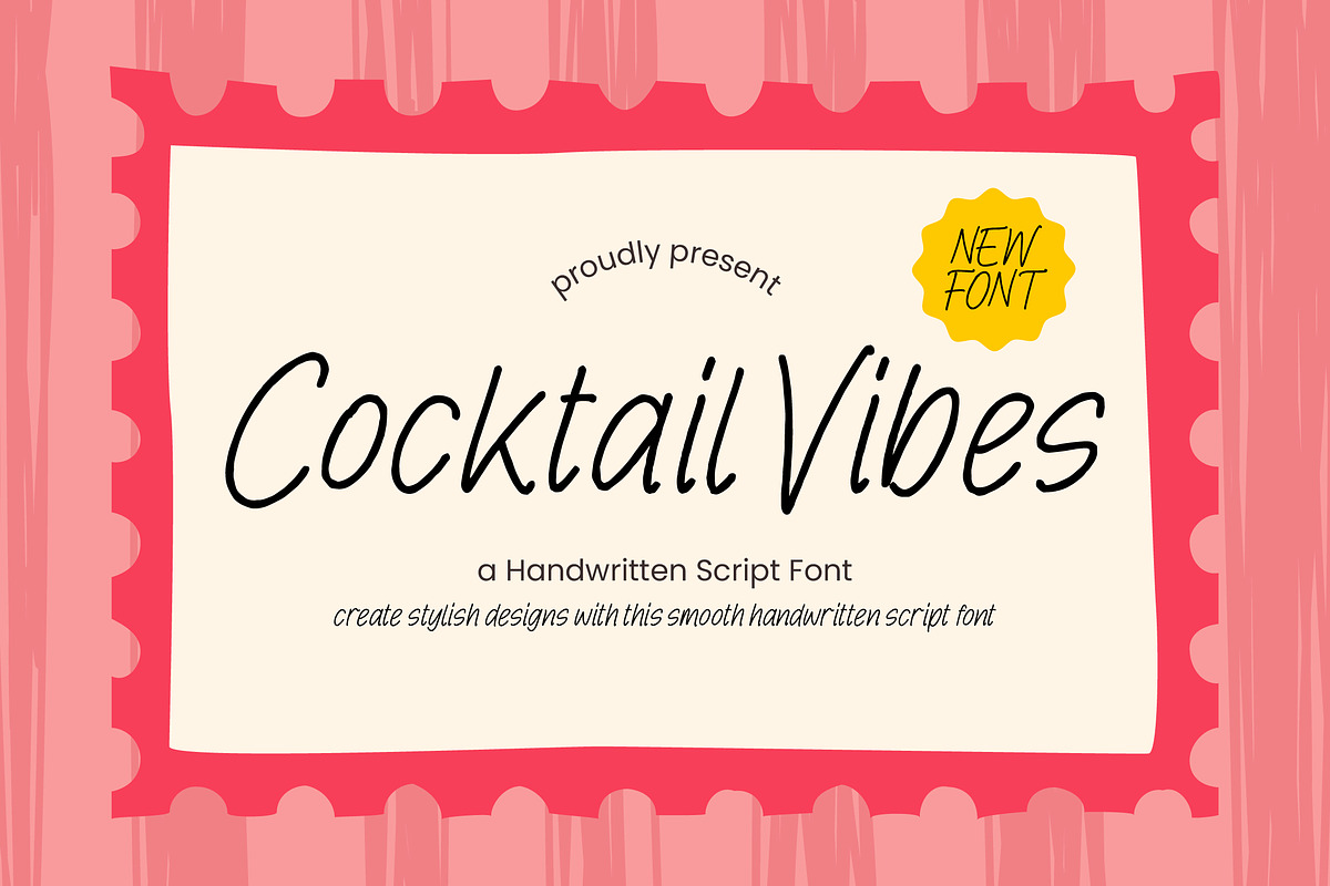 Cocktail Vibes Handwritten Script, a Handwritten Font by operatype.co (Photo 1 of 15)