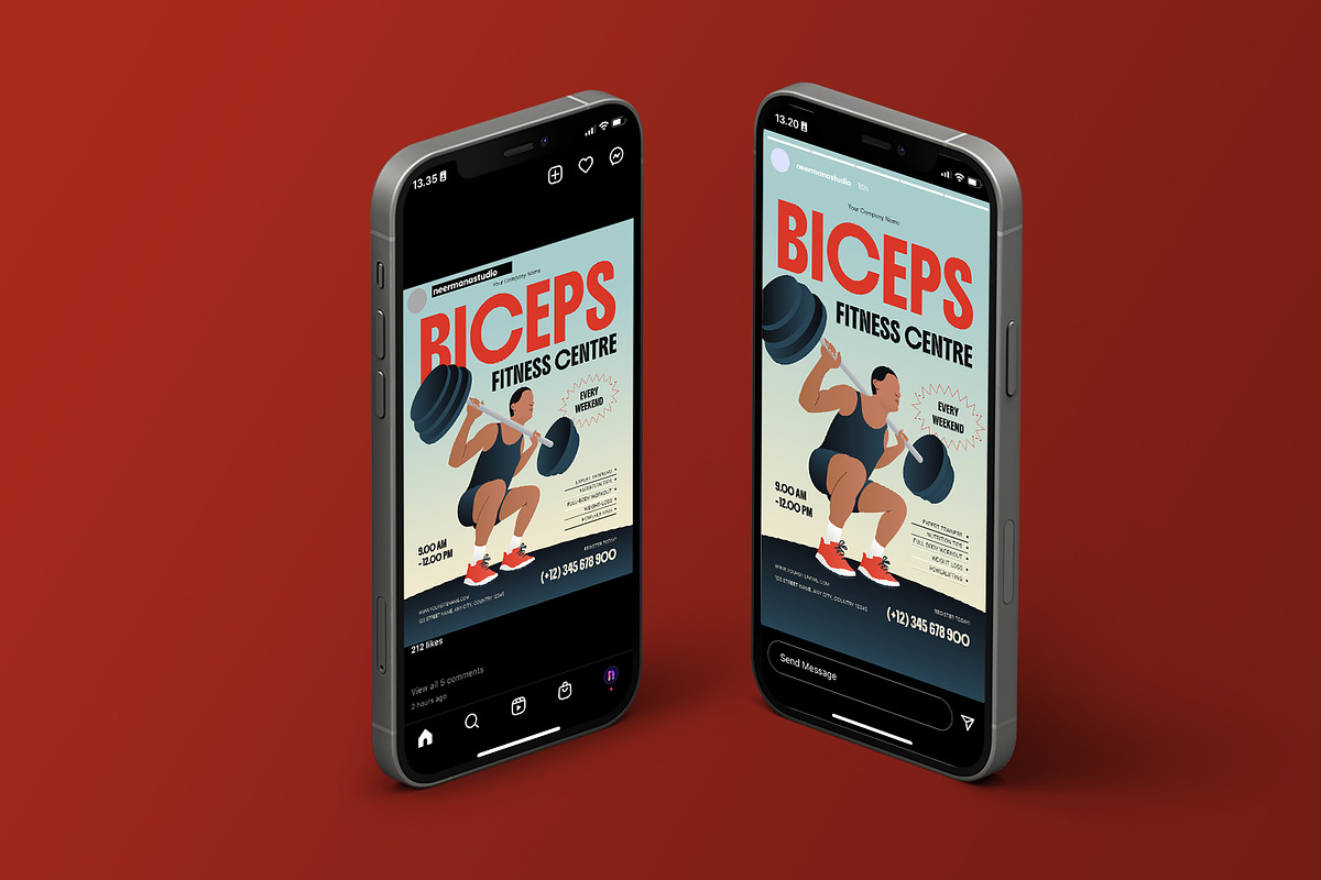Modern Fitness Center Flyer preview 2