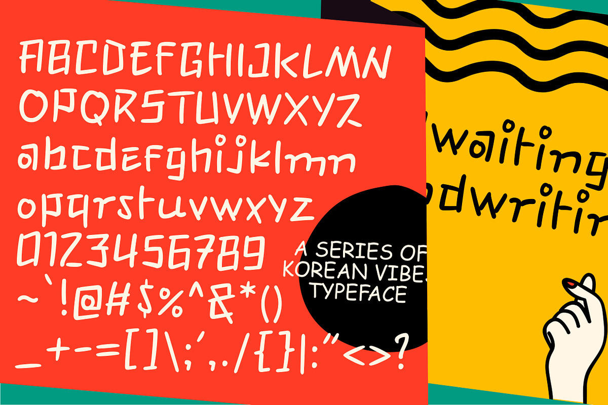 Hwaiting Handwriting - Korean Vibes, a Font by Konstantine Studio (Photo 11 of 13)