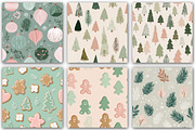 Seamless Christmas Pattern, a Pattern Graphic by DreamCafeArt (Thumbnail 6 of 7)