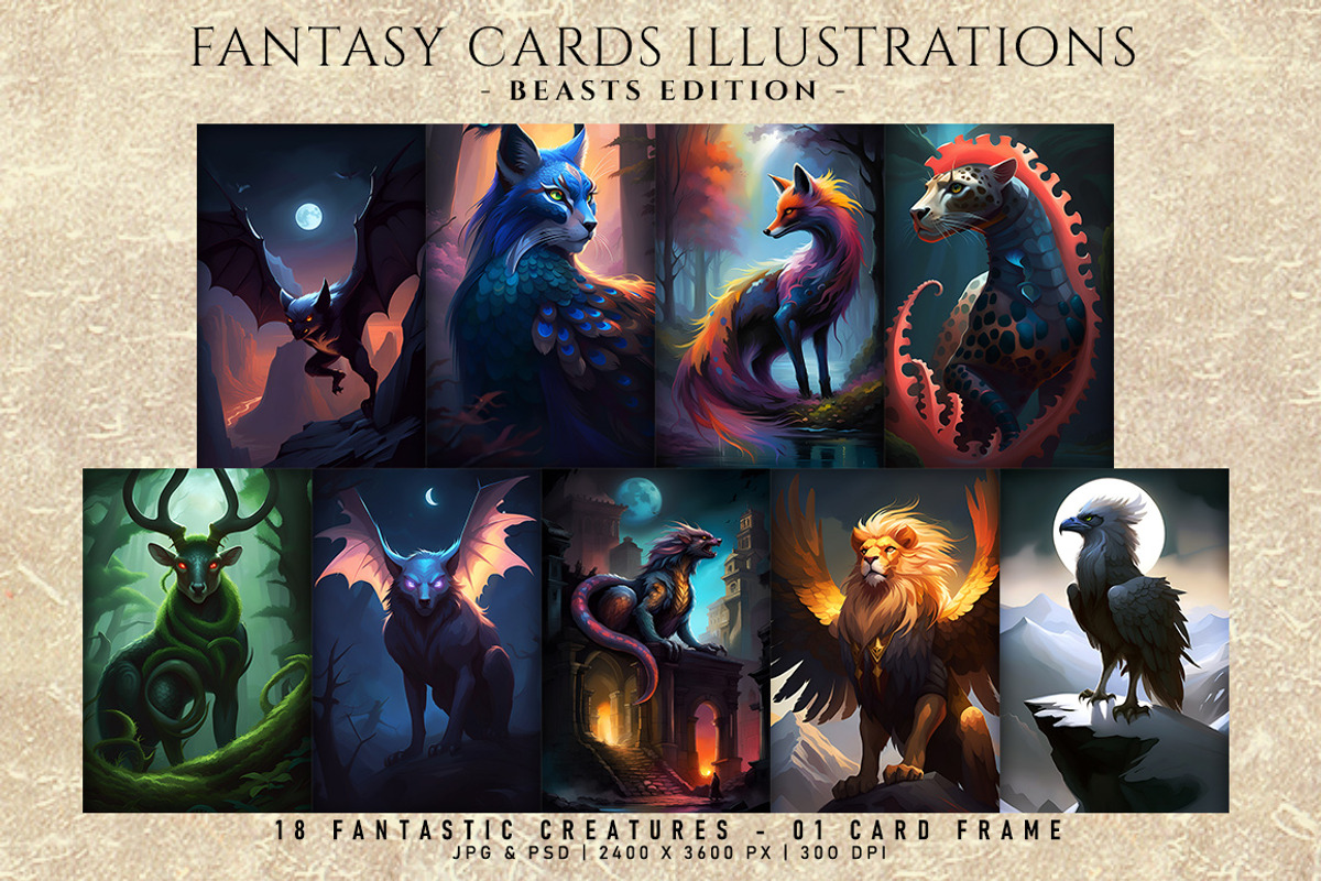 Fantasy Beasts Illustrations, a Decorative Illustration by Digital Art Creations (Photo 2 of 3)
