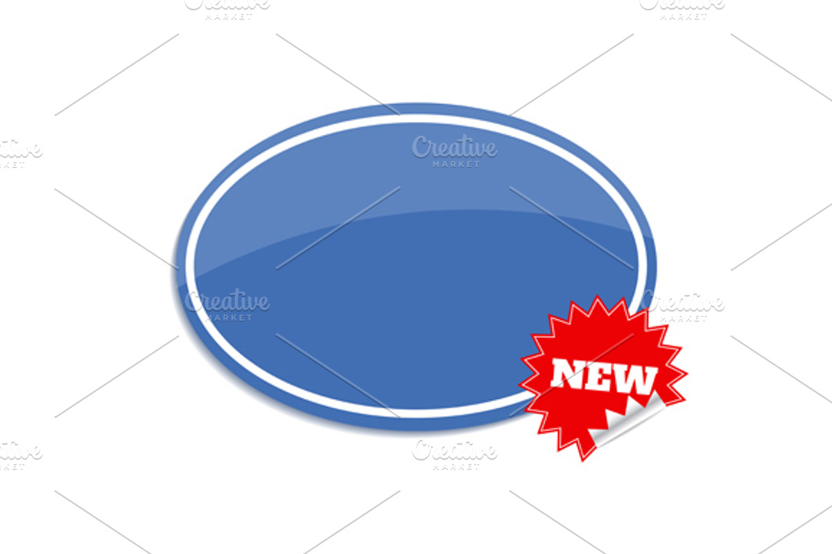 Set sale label. Sticker with sale preview 3