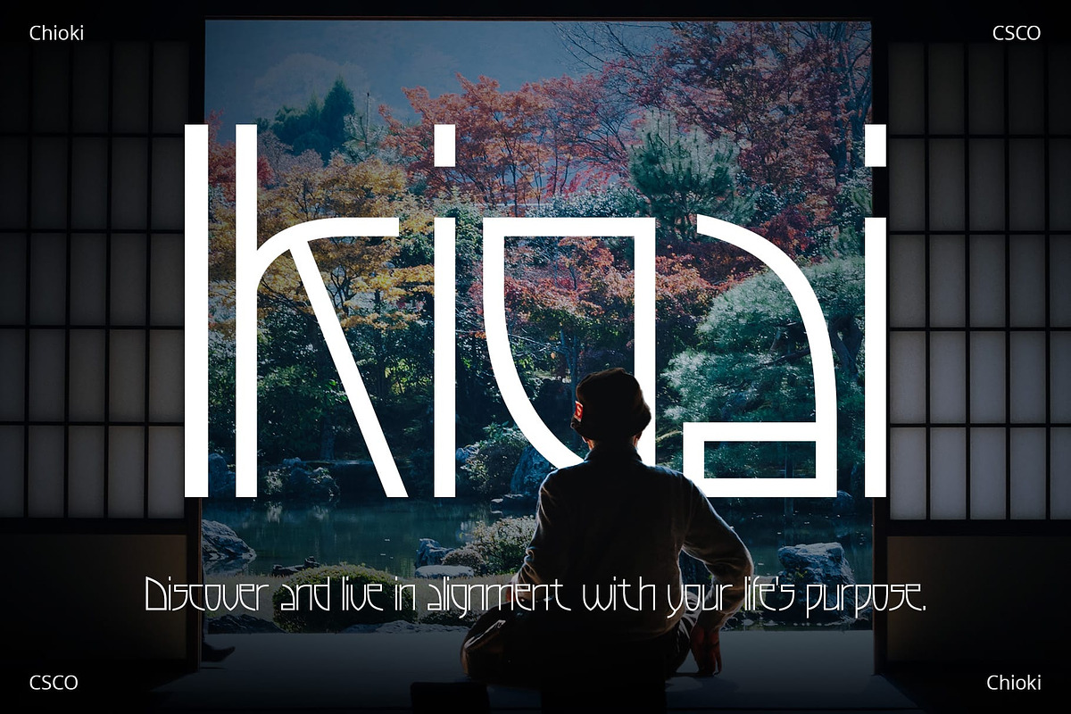 Chioki – Display Typeface, a Sans Serif Font by Craft Supply Co. (Photo 5 of 8)