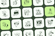 Communication Animated Icons, an Outline Icon by Vectors Market (Thumbnail 3 of 5)